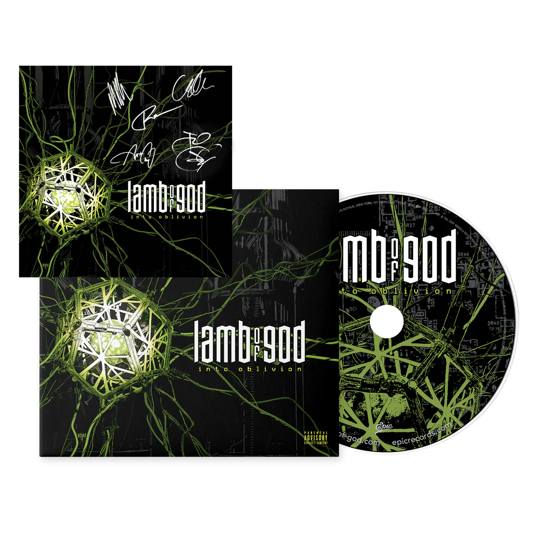 Into Oblivion Deluxe SIGNED CD – Lamb of God Store