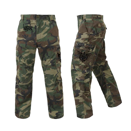 Lamb of God Camo Cargo Pants
