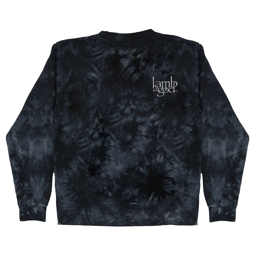 Black tie dye online crewneck