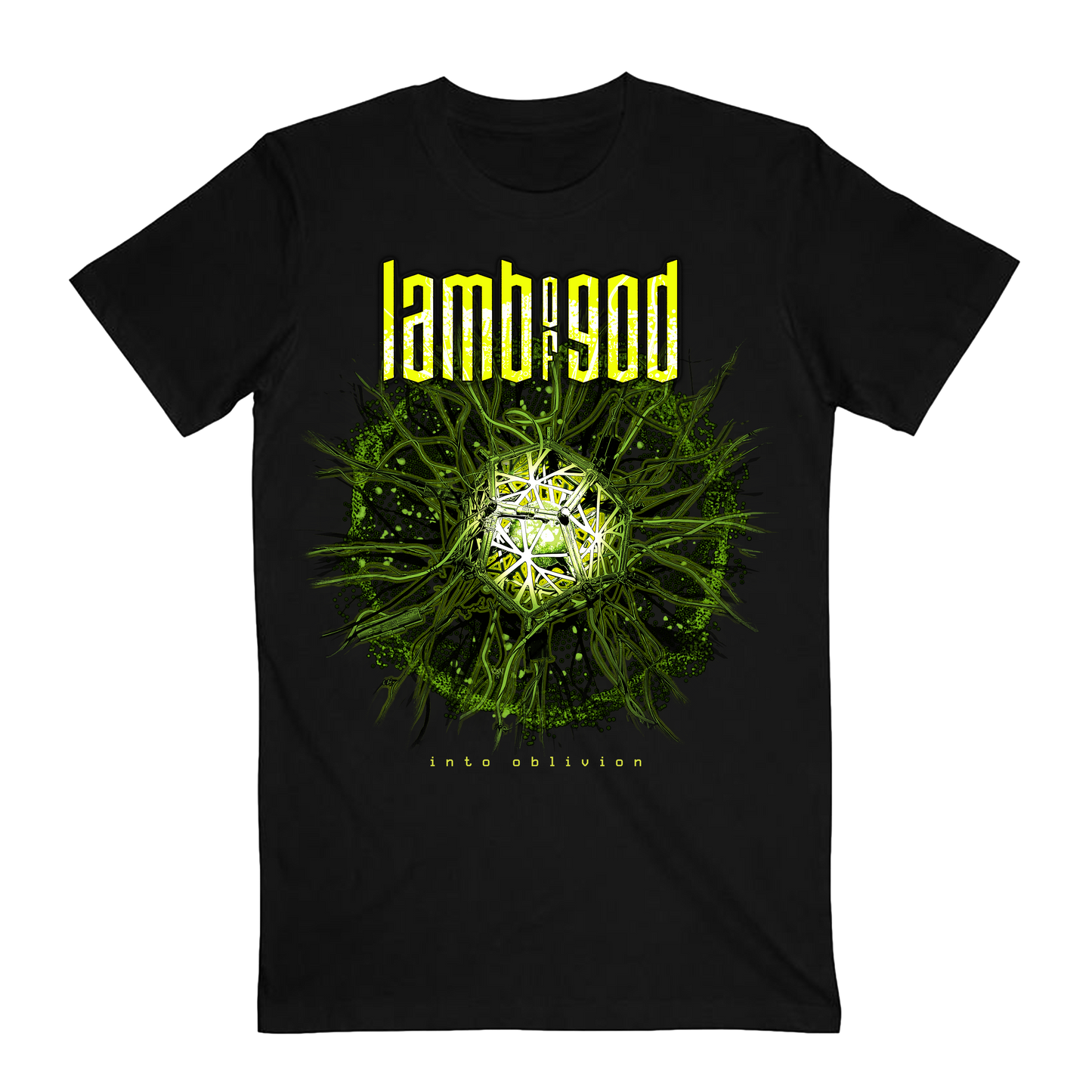 Into Oblivion Burst Black Tee