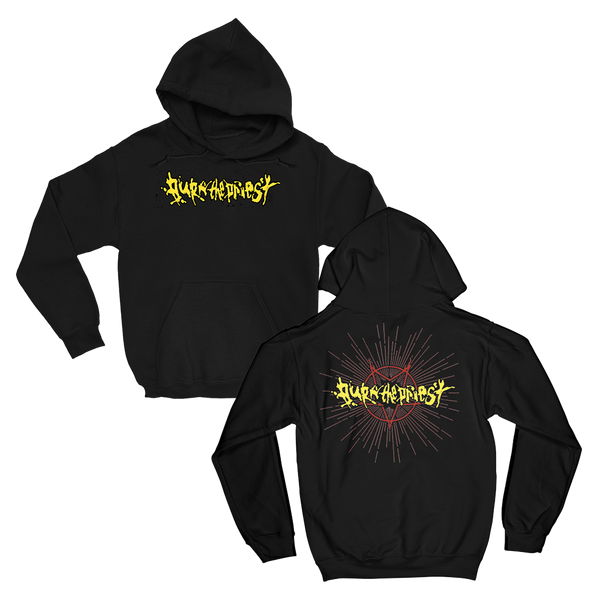 Burn The Priest Logo Hoodie – Lamb of God Store
