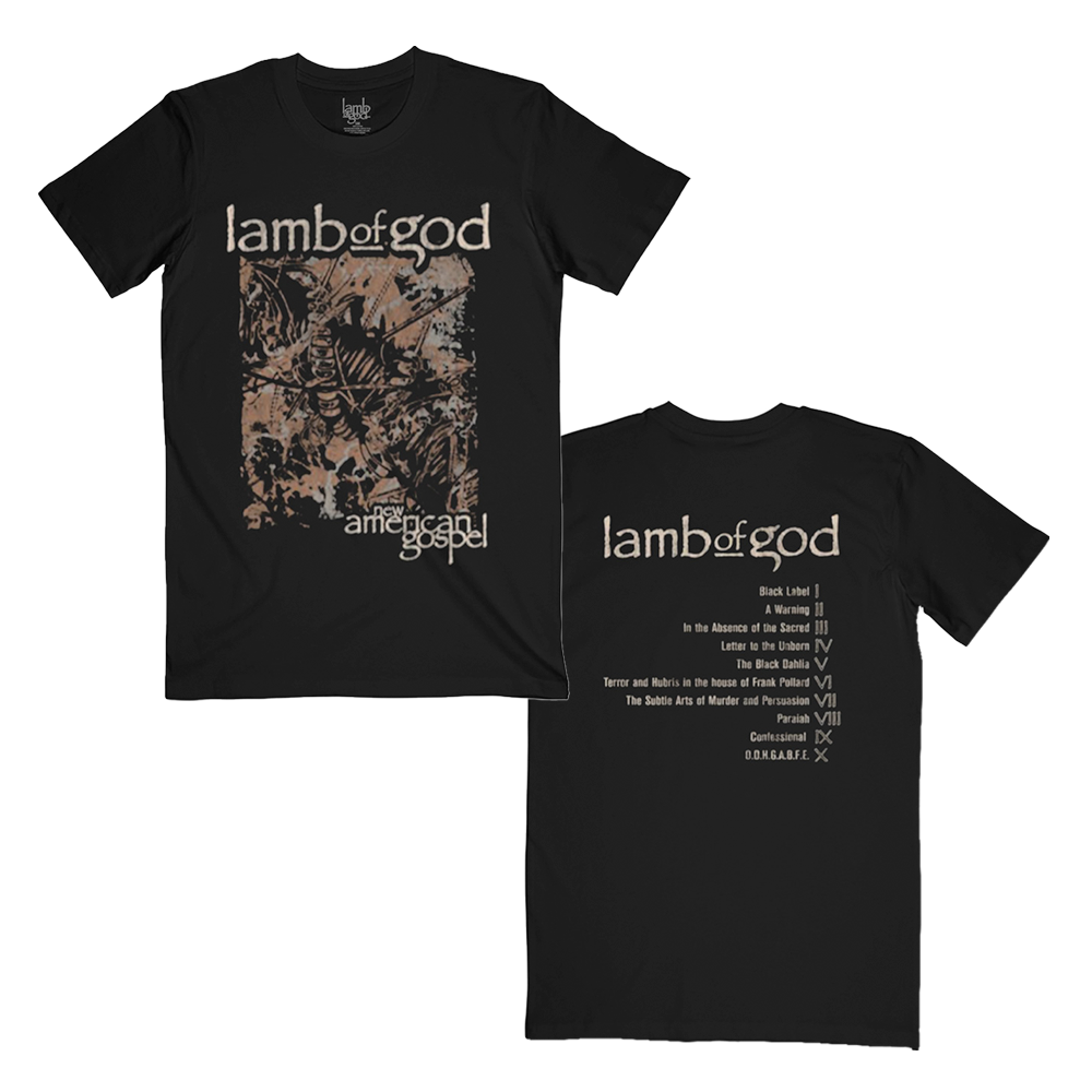 New American Gospel Vintage Tracklist Tee
