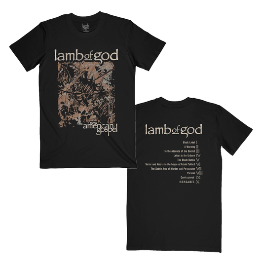 New American Gospel Vintage Tracklist Tee