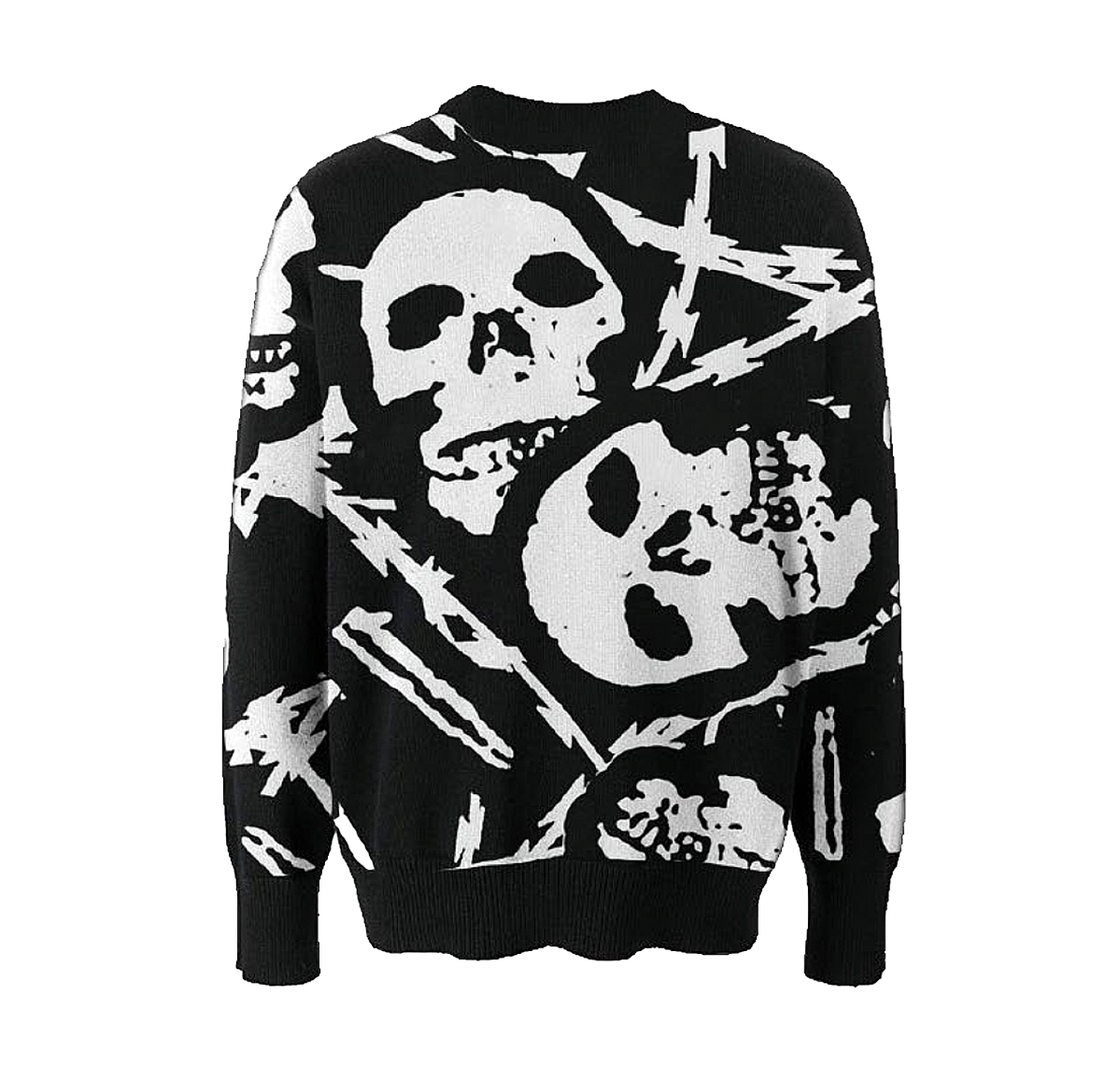 Barbed Wire Skull Sweater