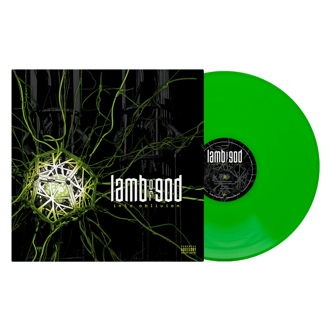 Into Oblivion Deluxe Neon Green SIGNED LP (Webstore Exclusive)