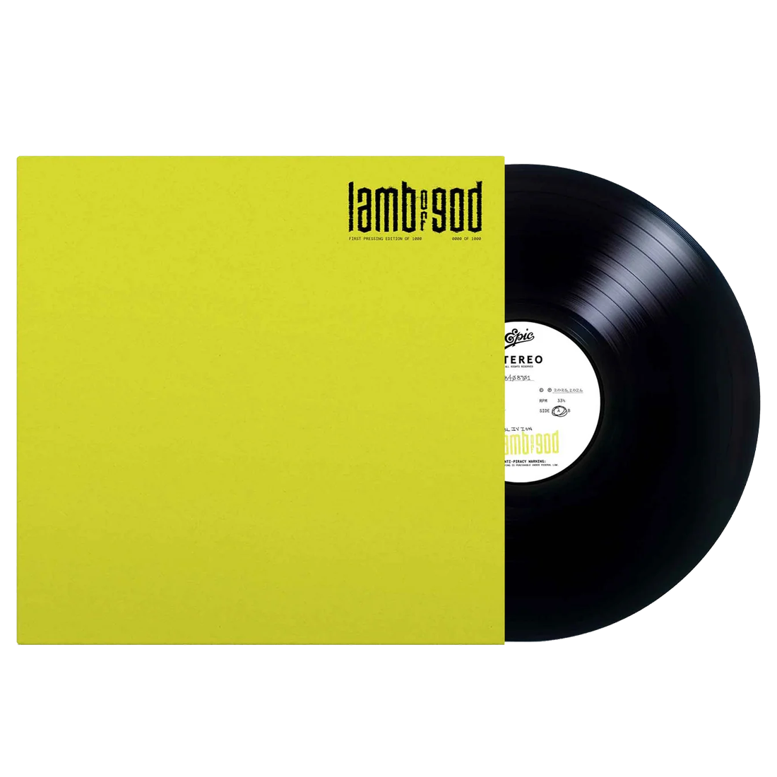 Into Oblivion First Pressing Black LP (Webstore Exclusive) – Lamb