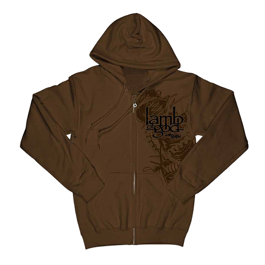 New American Gospel Brown Zip Hoodie