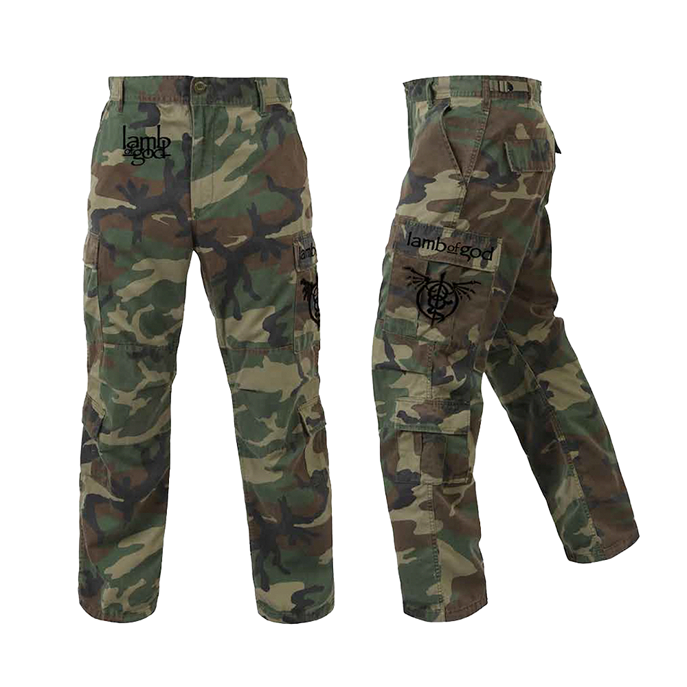 Lamb of God Camo Cargo Pants