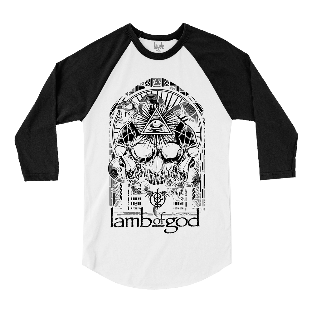 Stained Glass Invert Raglan Tee Lamb of God Store