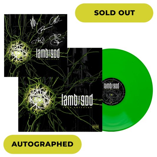 Into Oblivion Deluxe Neon Green SIGNED LP (Webstore Exclusive)