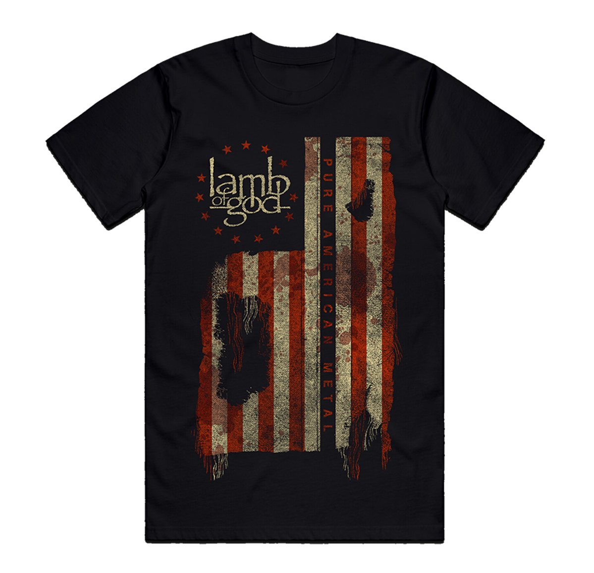 Pure American Metal Flag Tee
