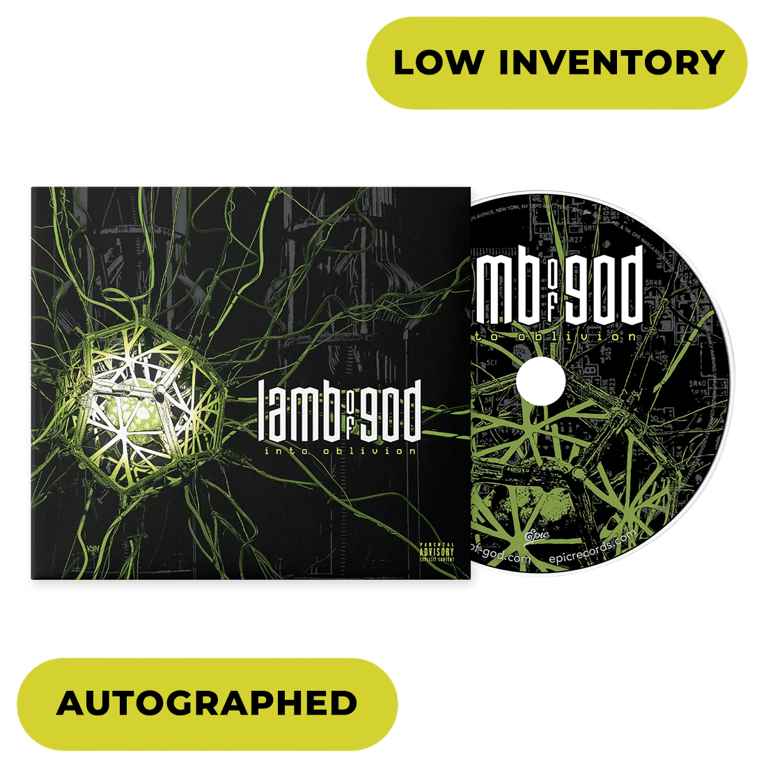 Into Oblivion Deluxe SIGNED CD – Lamb of God Store