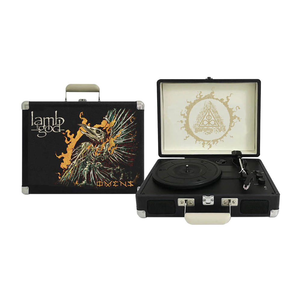 Omens Skeleton Bird Record Player