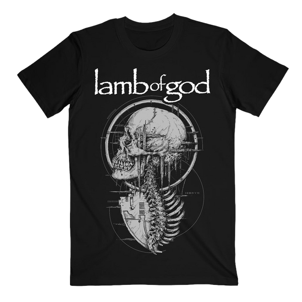 Lam of god イギリス限定Tシャツ Black Static Tour Tee – Lamb of God Store